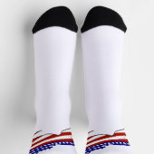 USA Patriotic Equestrian  Socken (Oben)