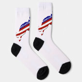 USA Patriotic Equestrian  Socken (Rechts)