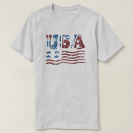 USA Patriotic Flag T - Shirt