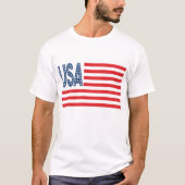 USA Patriotic Flag T - Shirt (Vorderseite)
