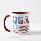 USA Patriotic Flag Tasse (Links)