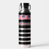 USA Patriotic Flag, Vereinigte Staat Trinkflasche (Rückseite)