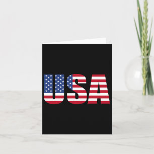 USA Patriotic für Frauen Mädchen Kinder Männer Karte