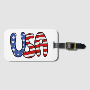 USA Patriotic Gepäckanhänger