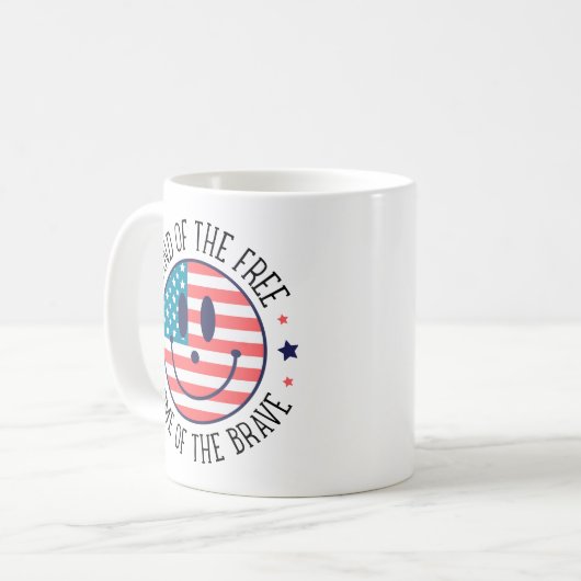 USA Patriotic Kaffeetasse (Vorderseite Links)