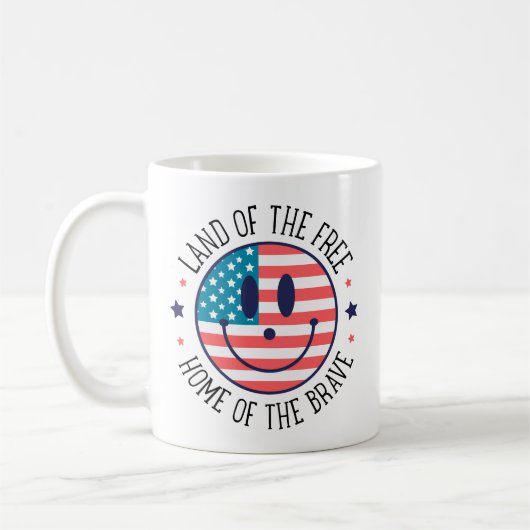 USA Patriotic Kaffeetasse (Links)