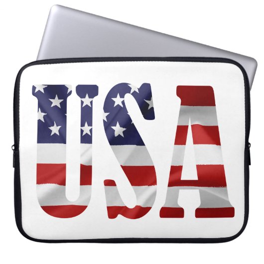 USA Patriotic Laptopschutzhülle (Vorderseite)
