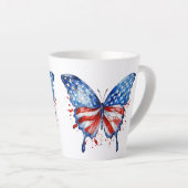 USA Patriotic Latte Tasse (Rechte Ecke)