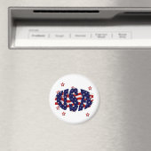 USA-Patriotic Magnet (In Situ (Geschirrspüler))