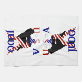 USA Patriotic Martial Arts JUDO Handtuch (Horizontal)