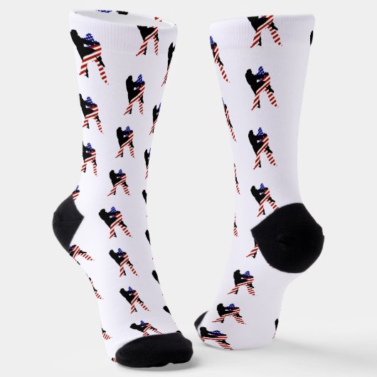 USA Patriotic Martial Arts JUDO Socken (Gewinkelt)