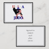 USA Patriotic Martial Arts JUDO Visitenkarte (Vorne/Hinten)