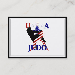 USA Patriotic Martial Arts JUDO Visitenkarte