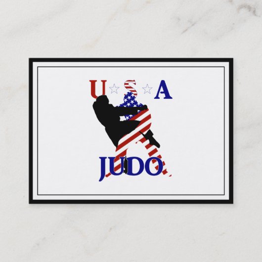 USA Patriotic Martial Arts JUDO Visitenkarte (Vorderseite)