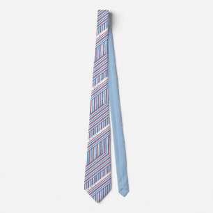 USA Patriotic Necktie - Red, White & Blue Krawatte