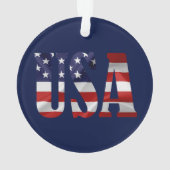 USA Patriotic Ornament (Rückseite)