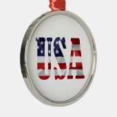 USA Patriotic Ornament Aus Metall (Rechts)