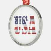 USA Patriotic Ornament Aus Metall (Links)