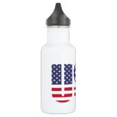 USA Patriotic Personalisiert 18oz. Edelstahlflasche (Links)