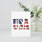 USA Patriotic Postkarte (Stehend Vorderseite)