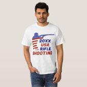 USA Patriotic Rifle Shooting T-Shirt (Vorne ganz)