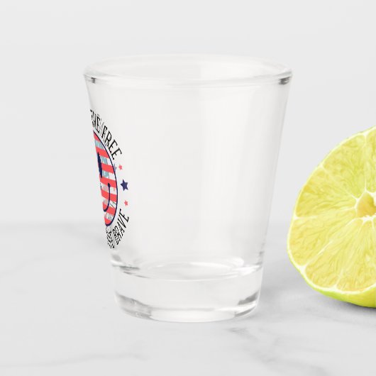 USA Patriotic Schnapsglas (Rechts)