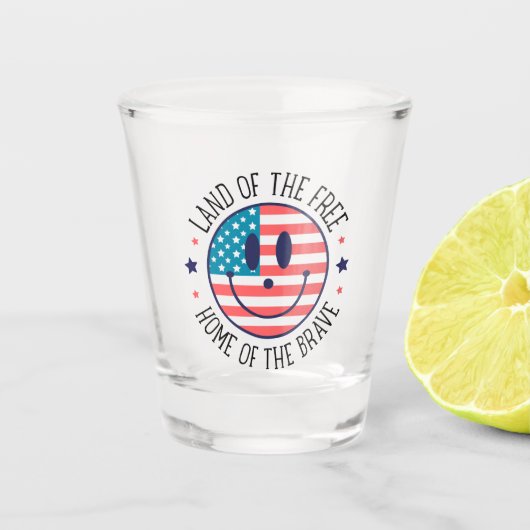 USA Patriotic Schnapsglas (Vorderseite)
