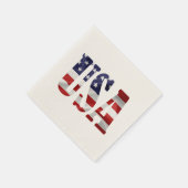 USA Patriotic Serviette (Ecke)