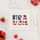 USA Patriotic Serviette (Beispiel)