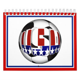USA Patriotic SOCCER Sports Kalender