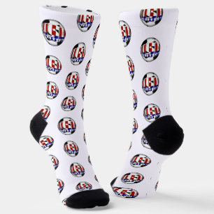 USA Patriotic SOCCER Sports Socken