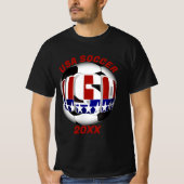 USA Patriotic SOCCER Sports T-Shirt (Vorderseite)