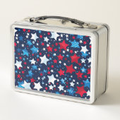 USA Patriotic Stars Lunch Box (Rückseite)