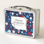 USA Patriotic Stars Lunch Box (Vorderseite)