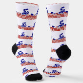 USA Patriotic Swimming Sports Socken (Gewinkelt)