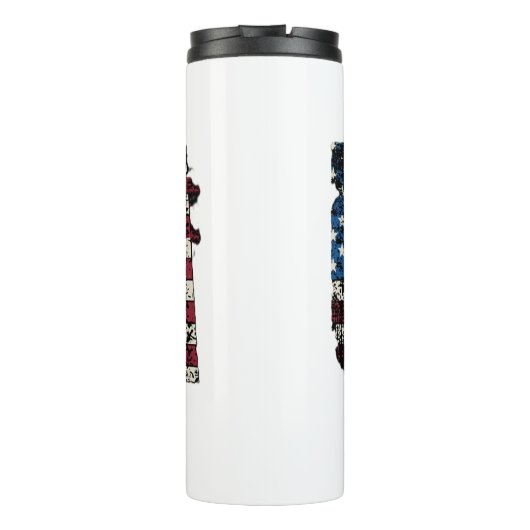 USA Patriotic Thermosbecher (Rückseite)