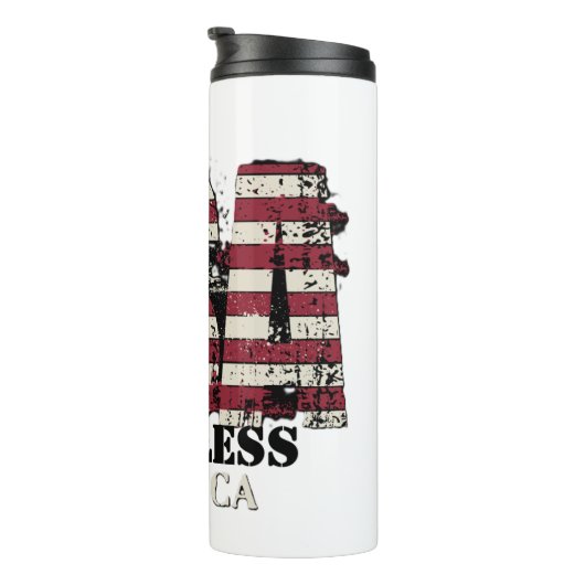 USA Patriotic Thermosbecher (Nach rechts gedreht)