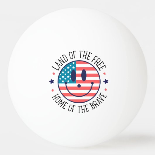 USA Patriotic Tischtennisball (Vorderseite)
