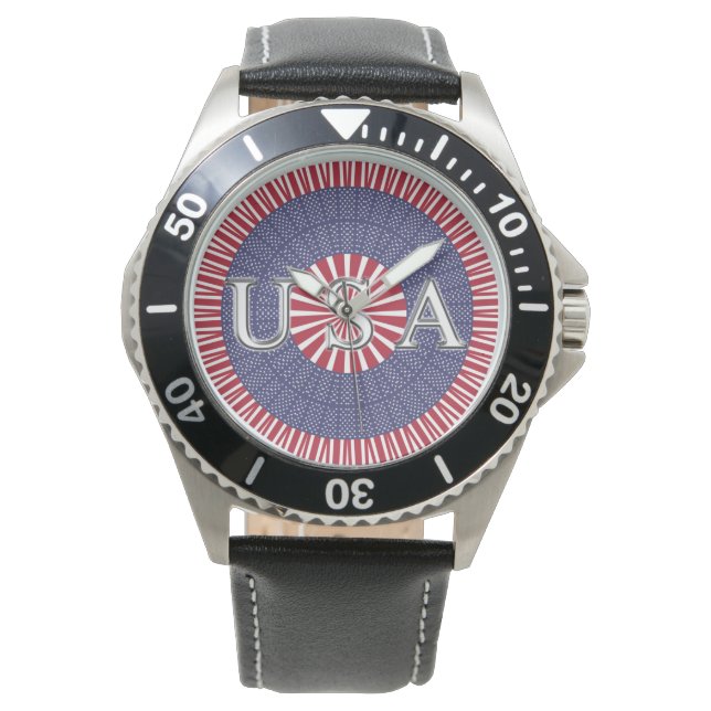 USA Patriotic Watch Armbanduhr (Vorderseite)