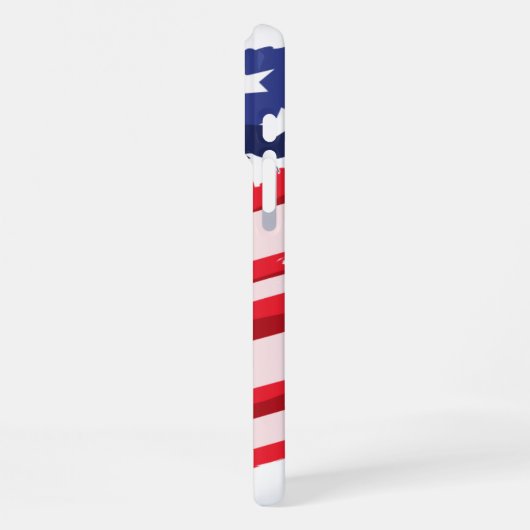 USA/patriotic weightlifting bald eagle iPhone Hülle (Linke Seite)