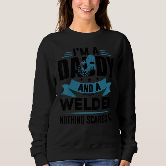USA Patriotic Welder Daddy Father's Day Sweatshirt (Vorderseite)