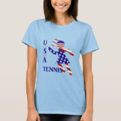 USA Patriotic WOMEN'S TENNIS T-Shirt (Vorderseite)