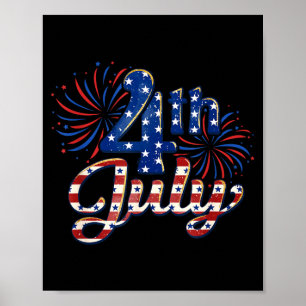 USA patriotisch 4. Juli  Poster