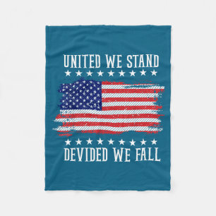 USA patriotisch - amerikanische Flagge Freiheit -  Fleecedecke