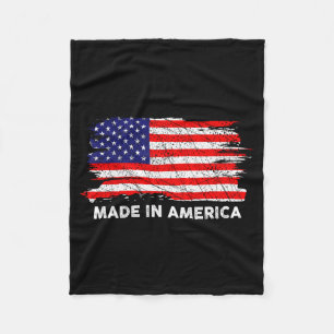 USA patriotisch - amerikanische Flagge Freiheit -  Fleecedecke