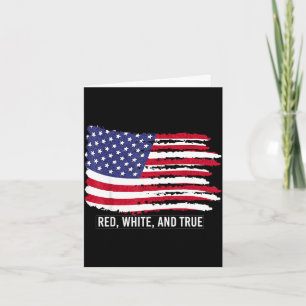 USA patriotisch - amerikanische Flagge Freiheit -  Karte