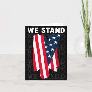 USA patriotisch - amerikanische Flagge Freiheit - Karte