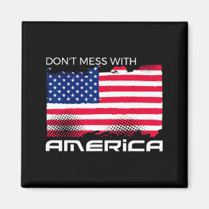 USA patriotisch - amerikanische Flagge Freiheit -  Magnet