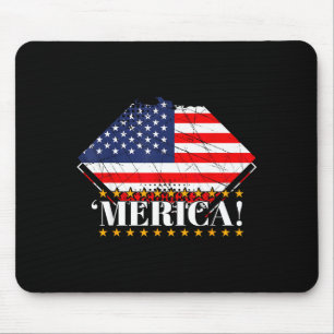 USA patriotisch - amerikanische Flagge Freiheit - Mousepad