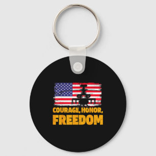 USA patriotisch - amerikanische Flagge Freiheit - Schlüsselanhänger